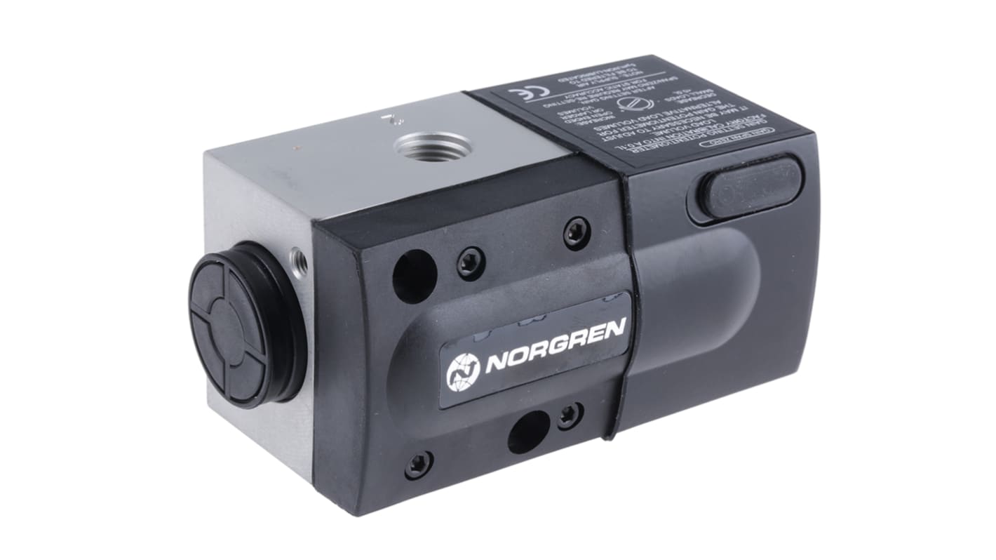 Norgren 3/2 Pneumatic Solenoid Valve - Solenoid/Spring G 1/4 VP50 Series 24V dc