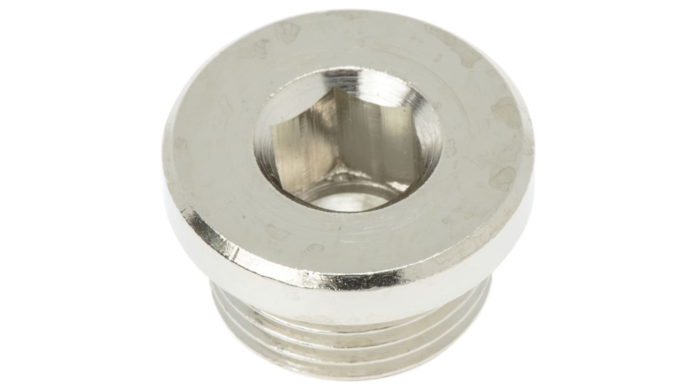 Legris G 3/8 Brass Corrosion Resistant Plug