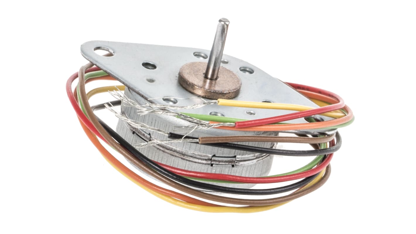 McLennan Servo Supplies Permanent Magnet Stepper Motor, 9.0mNm Torque, 5 V, 7.5°, 2mm Shaft