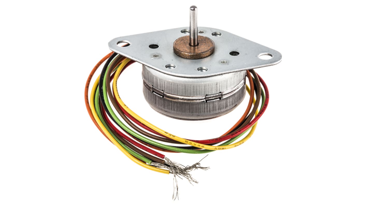 McLennan Servo Supplies Permanent Magnet Stepper Motor, 9.0mNm Torque, 12 V, 7.5°, 2mm Shaft