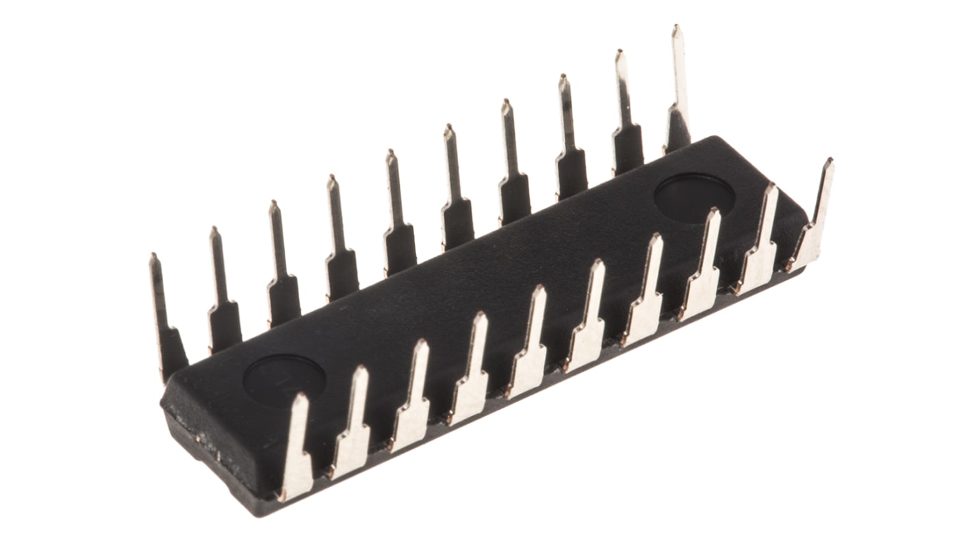 Texas Instruments SN74LS244N Octal-Channel Buffer & Line Driver, 3-State, 20-Pin PDIP