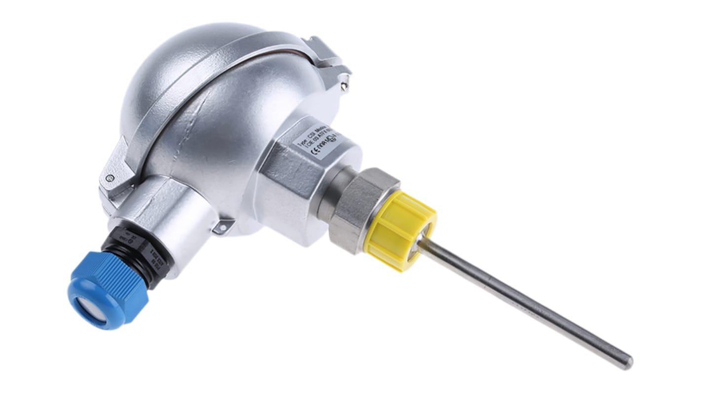 Sensore RTD PT100 Correge, Ø 6mm, L. 100mm, +500°C max