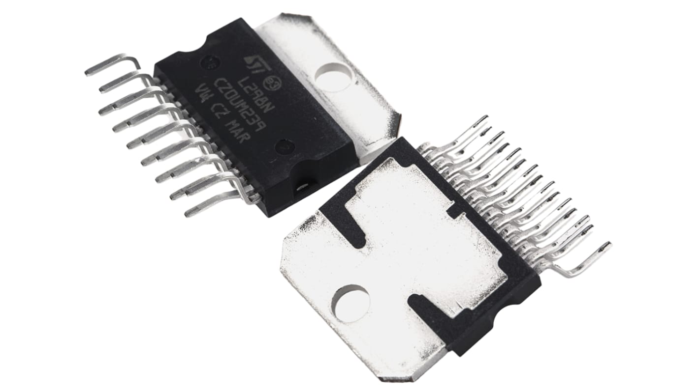 STMicroelectronics L298N, Stepper Motor Driver IC, 46 V 4A 15-Pin, MULTIWATT V