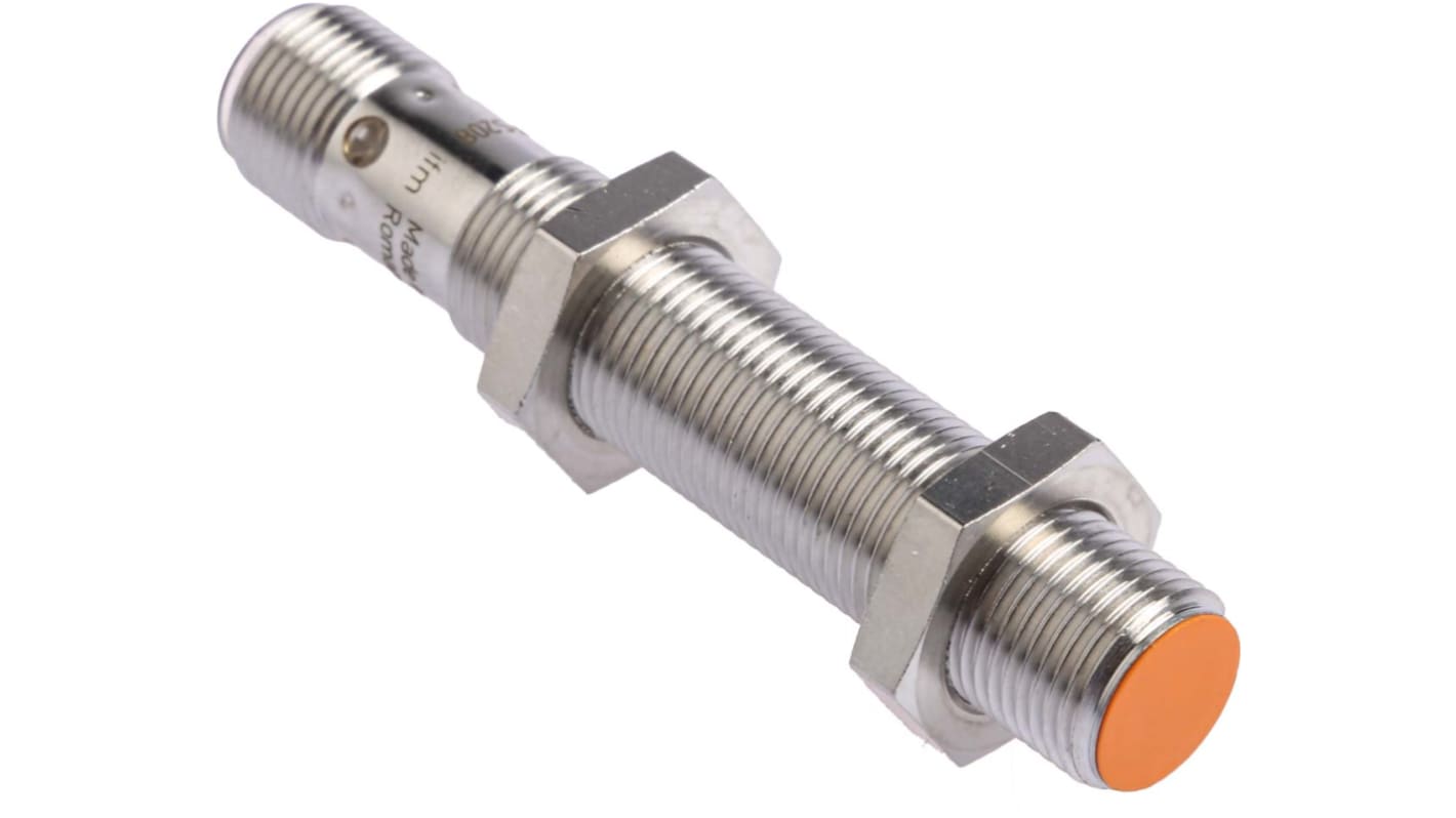 Rs-Online Sensore di prossimità Cilindro filettato ifm electronic M12 rilevamento 4 mm 10 → 30 V c.c