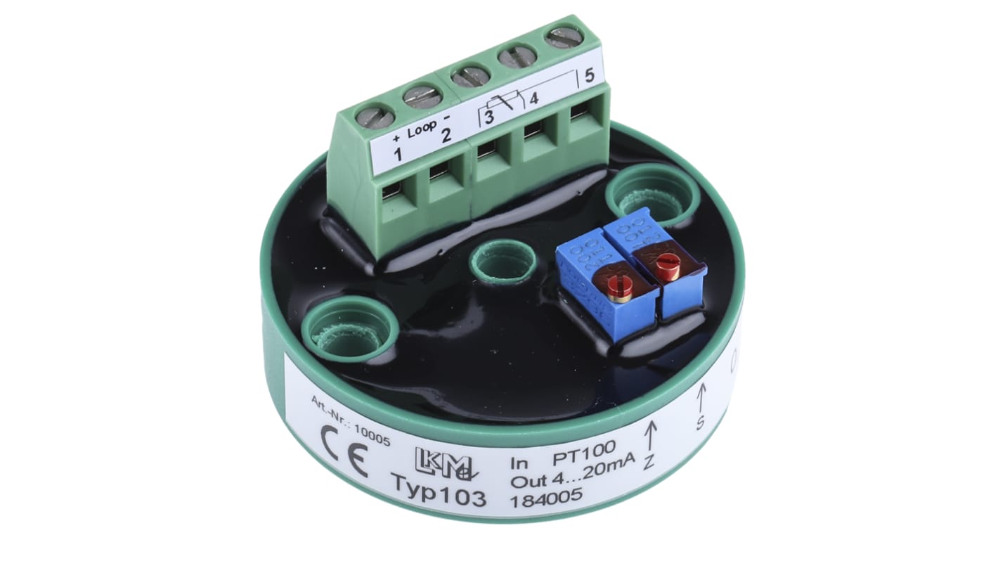 LKMelectronic LKM 103 Temperature Transmitter PT100 Input, 24 V