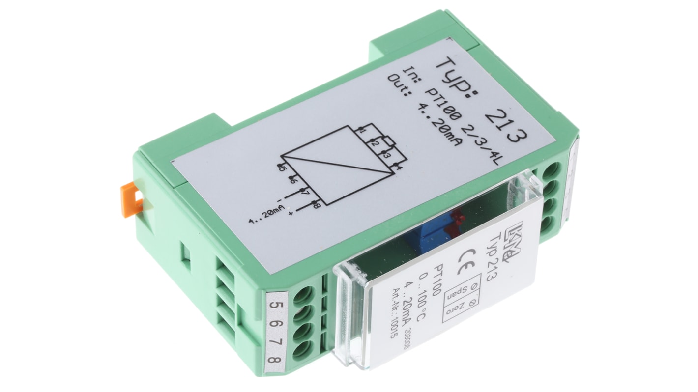 LKMelectronic LKM 213 Temperature Transmitter PT100 Input, 10 → 36 V