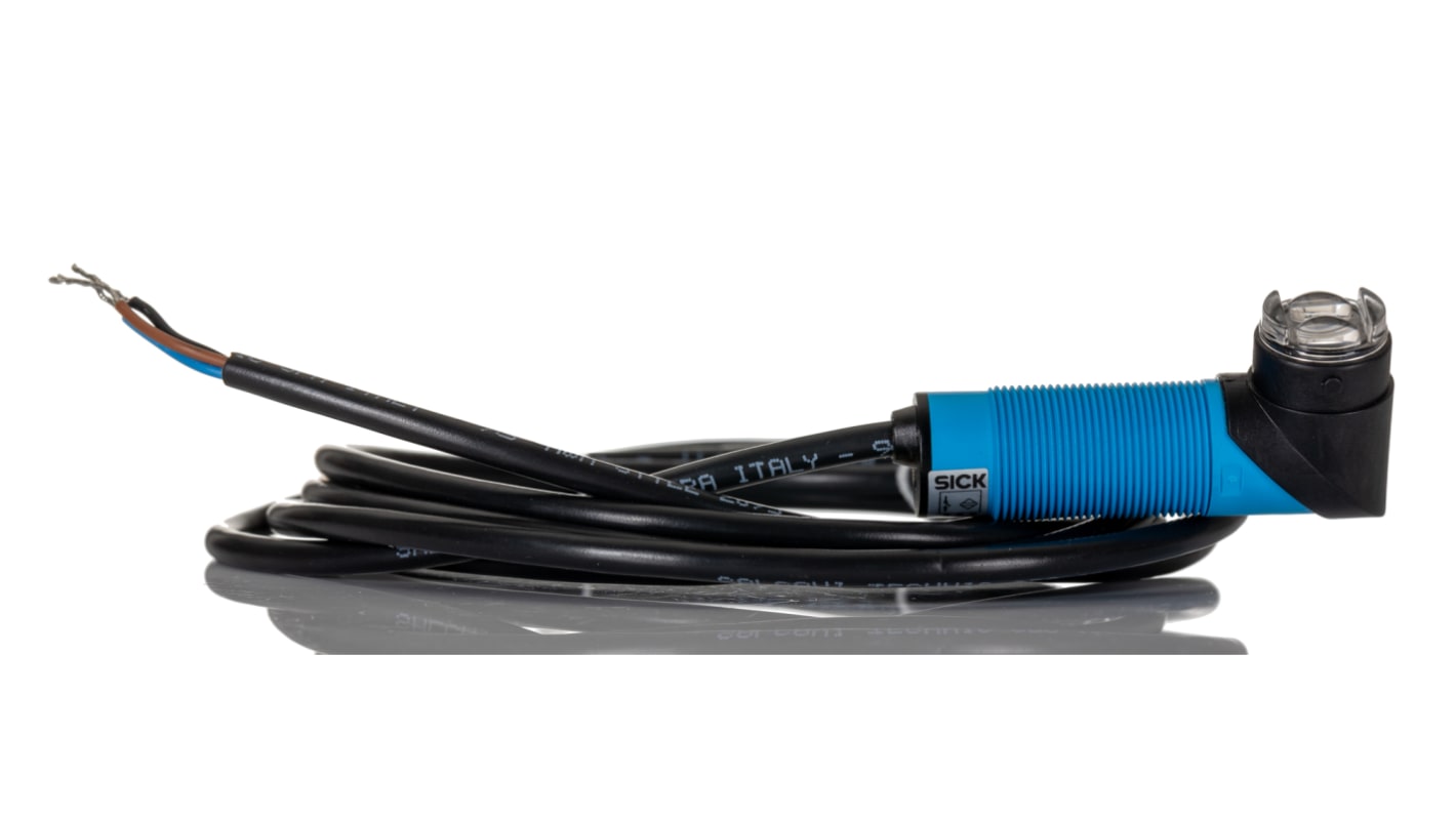 Rs-Online Sensore fotoelettrico Cilindrico SICK a retroriflessione rilevamento 50 mm → 3 7 m. uscita PNP