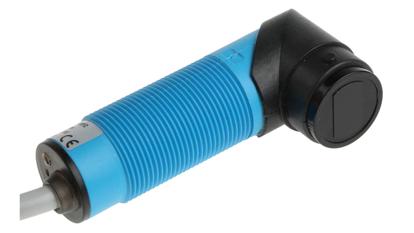 Rs-Online Sensore fotoelettrico Cilindrico SICK a diffusione rilevamento 100 mm uscita PNP