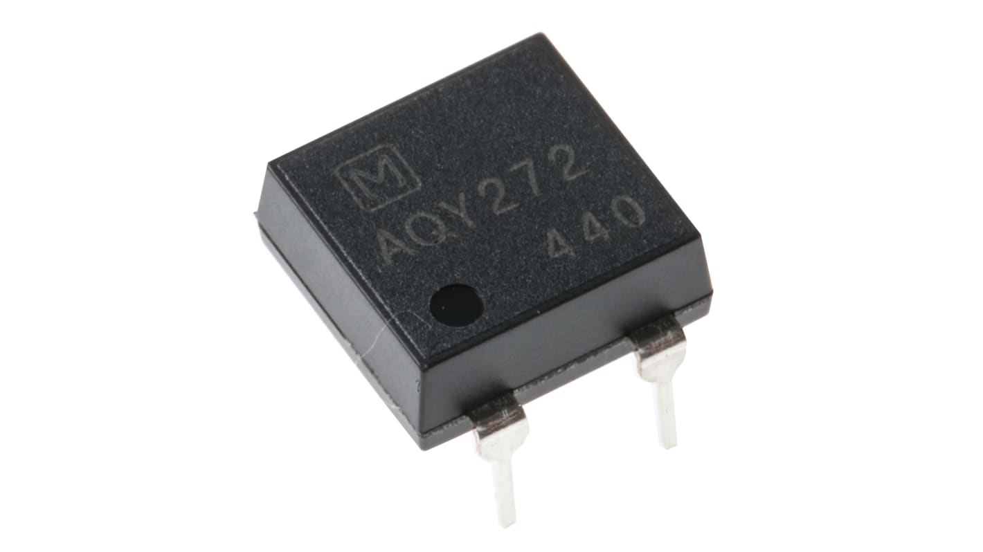 Panasonic, AQY272 DC Input MOSFET Output Optocoupler, Through Hole, 4-Pin DIP