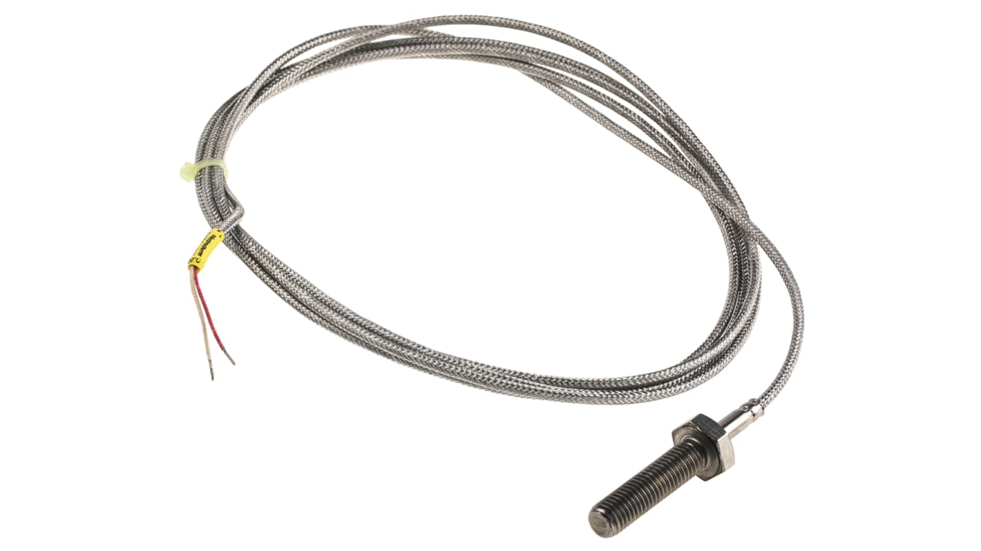 Electrotherm PT100 RTD Sensor, M10 Dia, 40mm Long, M10, F0.3 +400°C Max