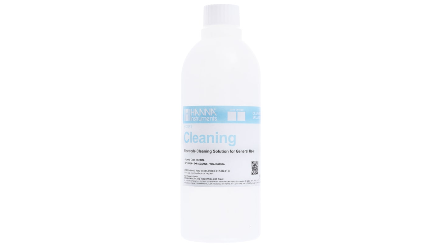 Hanna Instruments HI-7061L Buffer Solution, 500ml Bottle