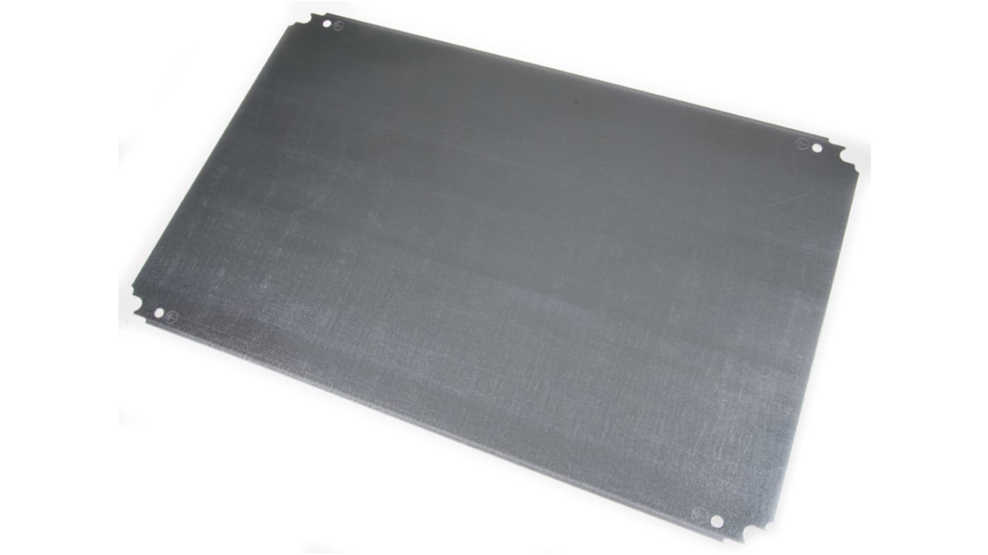 Schneider Electric PanelSeT Series Metal Mounting Plate, 550mm H, 2mm W, 350mm L for Use with Spacial CRN Enclosure