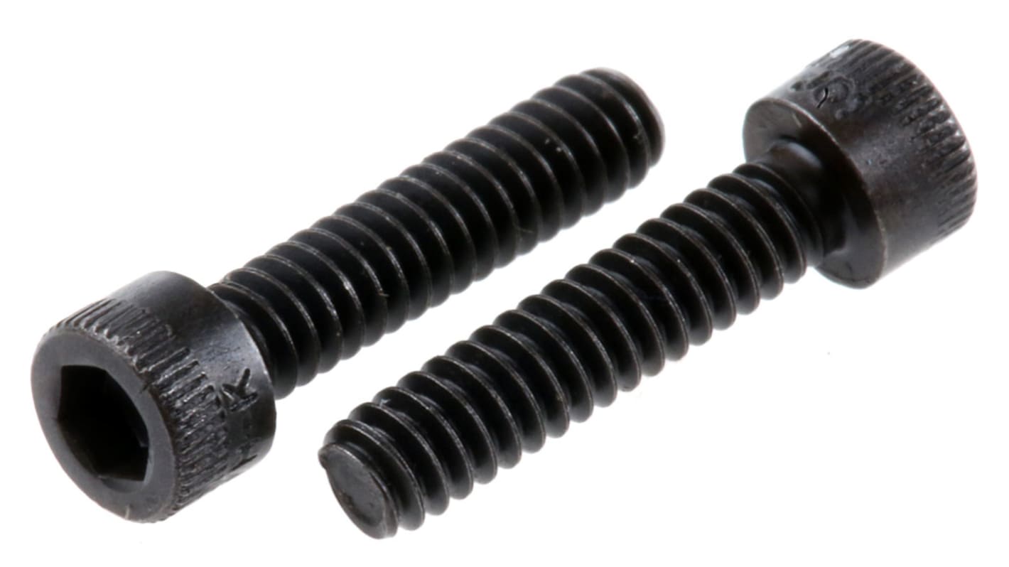 Śruba imbusowa No. 4 długość 13mm Nakrętka, gniazdo sześciokątne Stalowe Holo-Krome