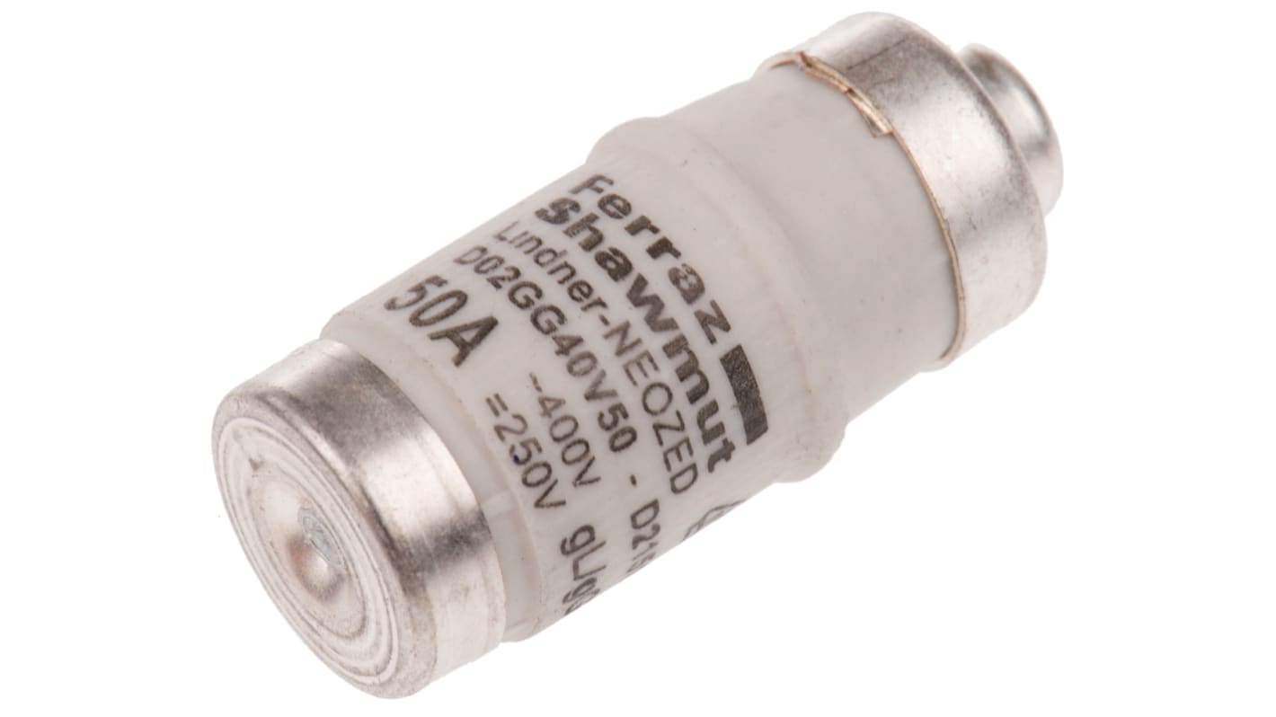 Mersen 50A D02 Neozed Fuse, gG, 400V ac