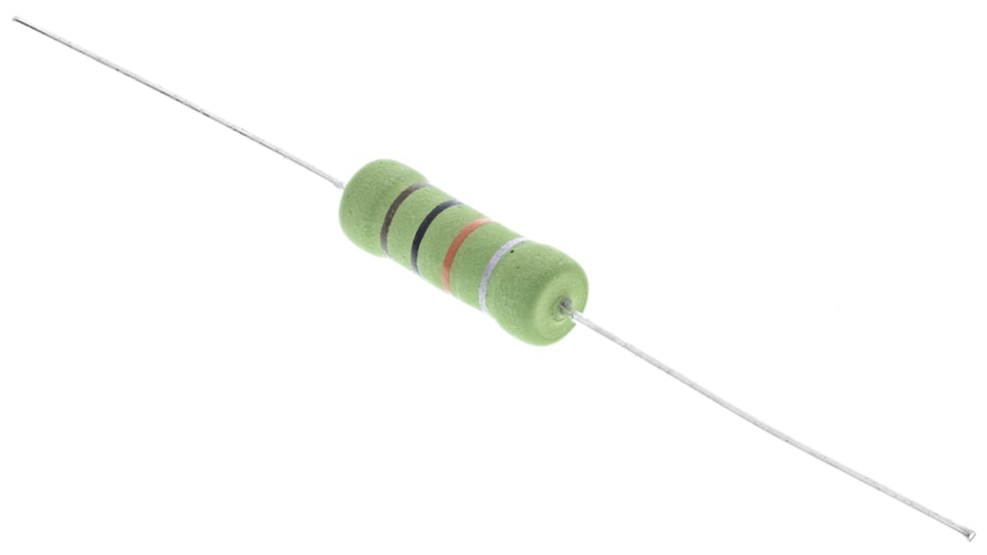 TE Connectivity 10kΩ Ceramic Composition Resistor 2W ±10% CCR210KKB
