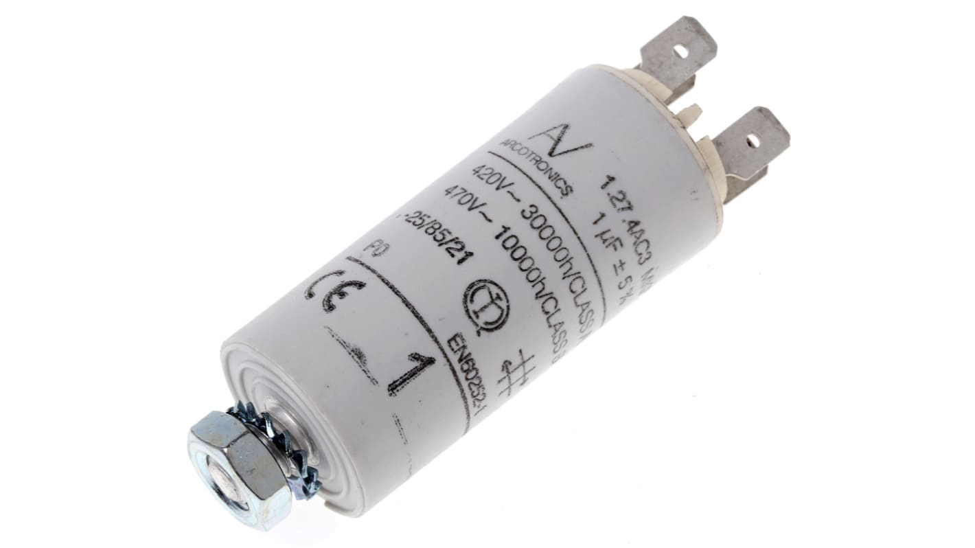 KEMET C27 Folienkondensator 1μF ±5% / 470V ac, Schraubmontage