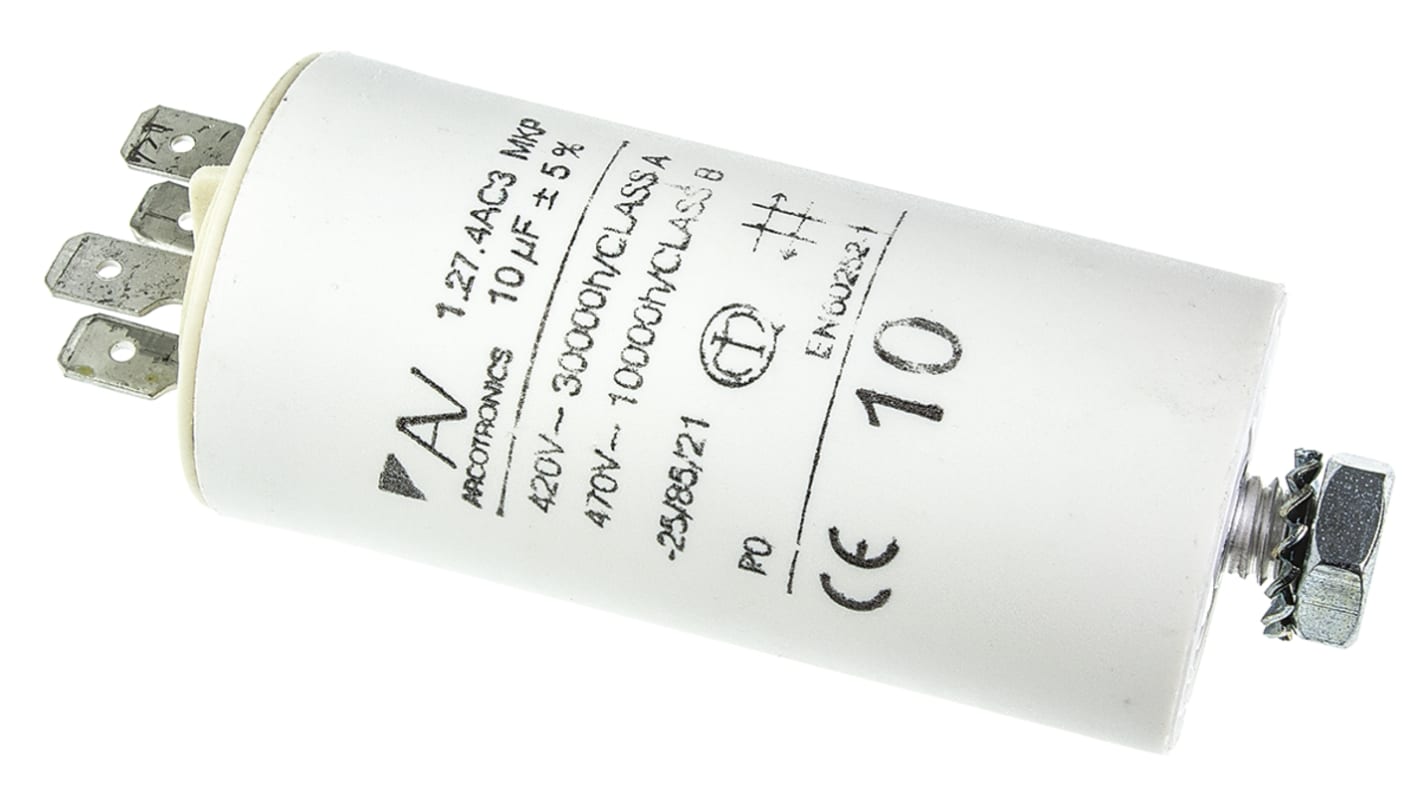 KEMET C27 Folienkondensator 10μF ±5% / 470V ac, Schraubmontage