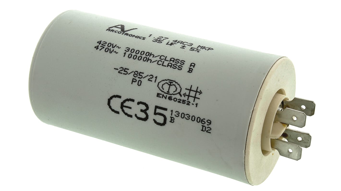 Condensateur à couche mince KEMET C27 35μF 470V c.a. ±5%