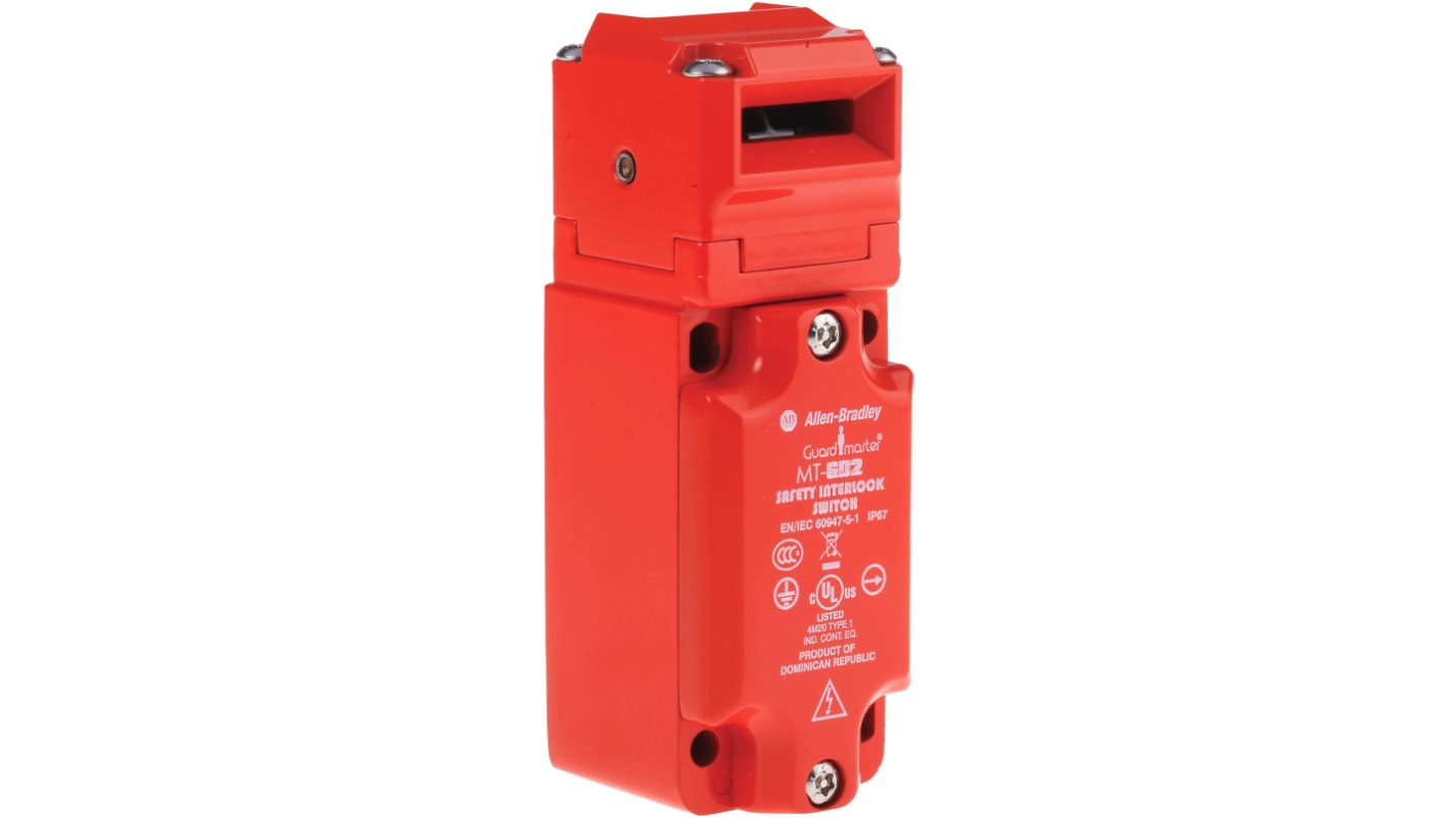Allen Bradley Guardmaster 安全门开关, 联锁键控锁, 2常闭/1常开, 最大直流250V, 最大交流500V, 最大2.2A, M20接口, IP67, 440K系列