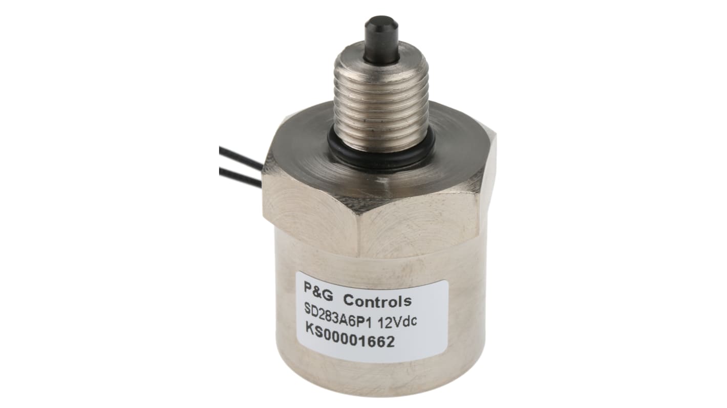 Mechetronics リニアソレノイド, プル, 12 V dc, 6.5mm, SD283A6P1