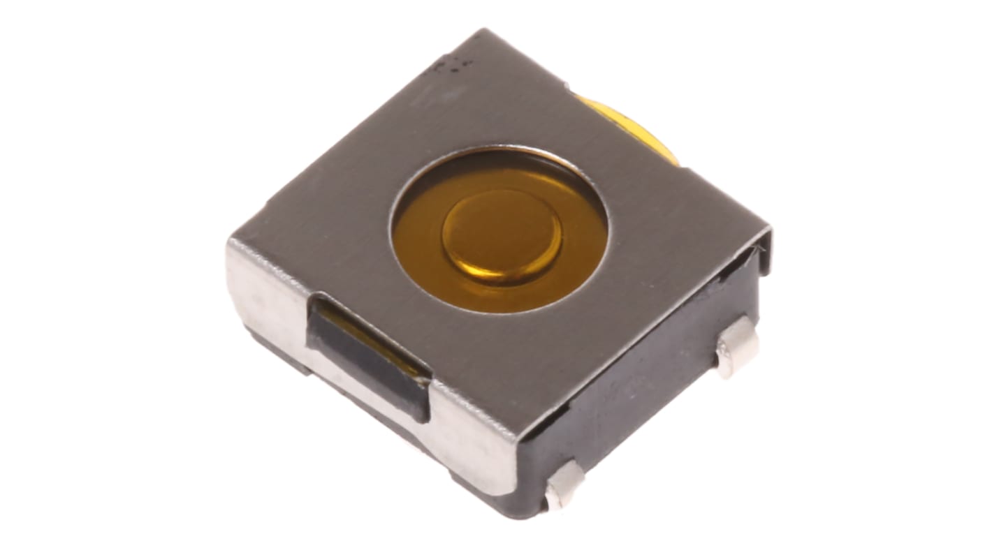 APEM  Omskifter med følelig respons, 50 mA ved 12 V dc, 6.2 x 6.3mm, J-bukning
