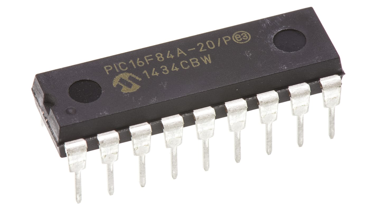 PIC16F84A-20/P | Microchipマイコン, PIC, 20MHz, 1024 PIC16F84A-20/P | Microchipマイコン, PIC, 20MHz, 1024