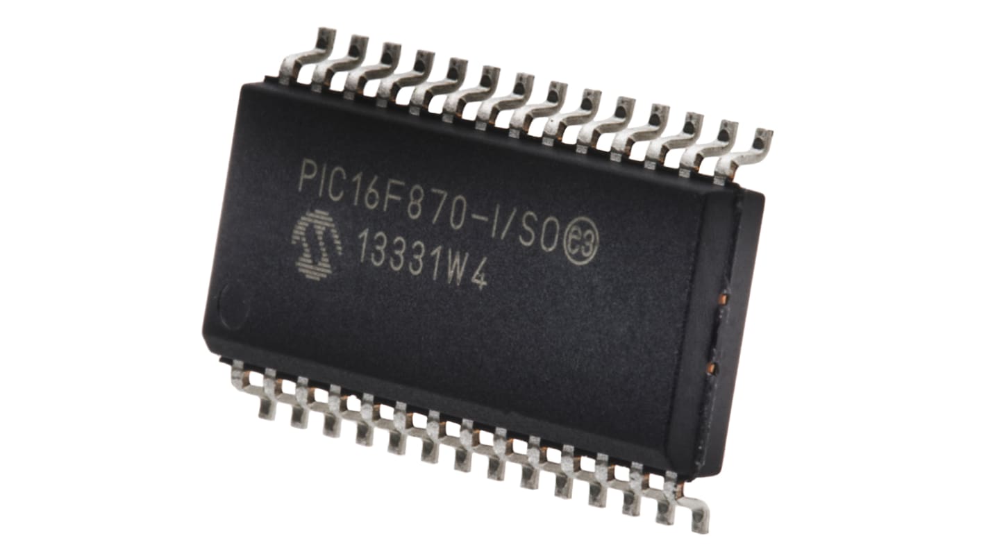 Microcontrollore Microchip, PIC, SOIC, PIC16F, 28 Pin, Montaggio superficiale, 8bit, 20MHz