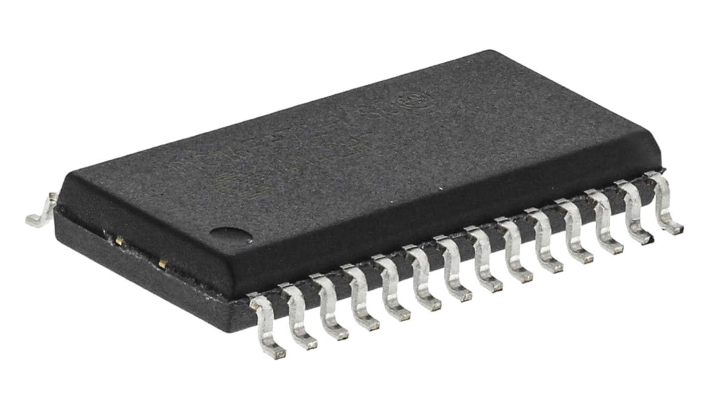 Microchip マイコン, PIC, 20MHz, 64 B、2 K x 14ワード, フラッシュ, 28-Pin SOIC