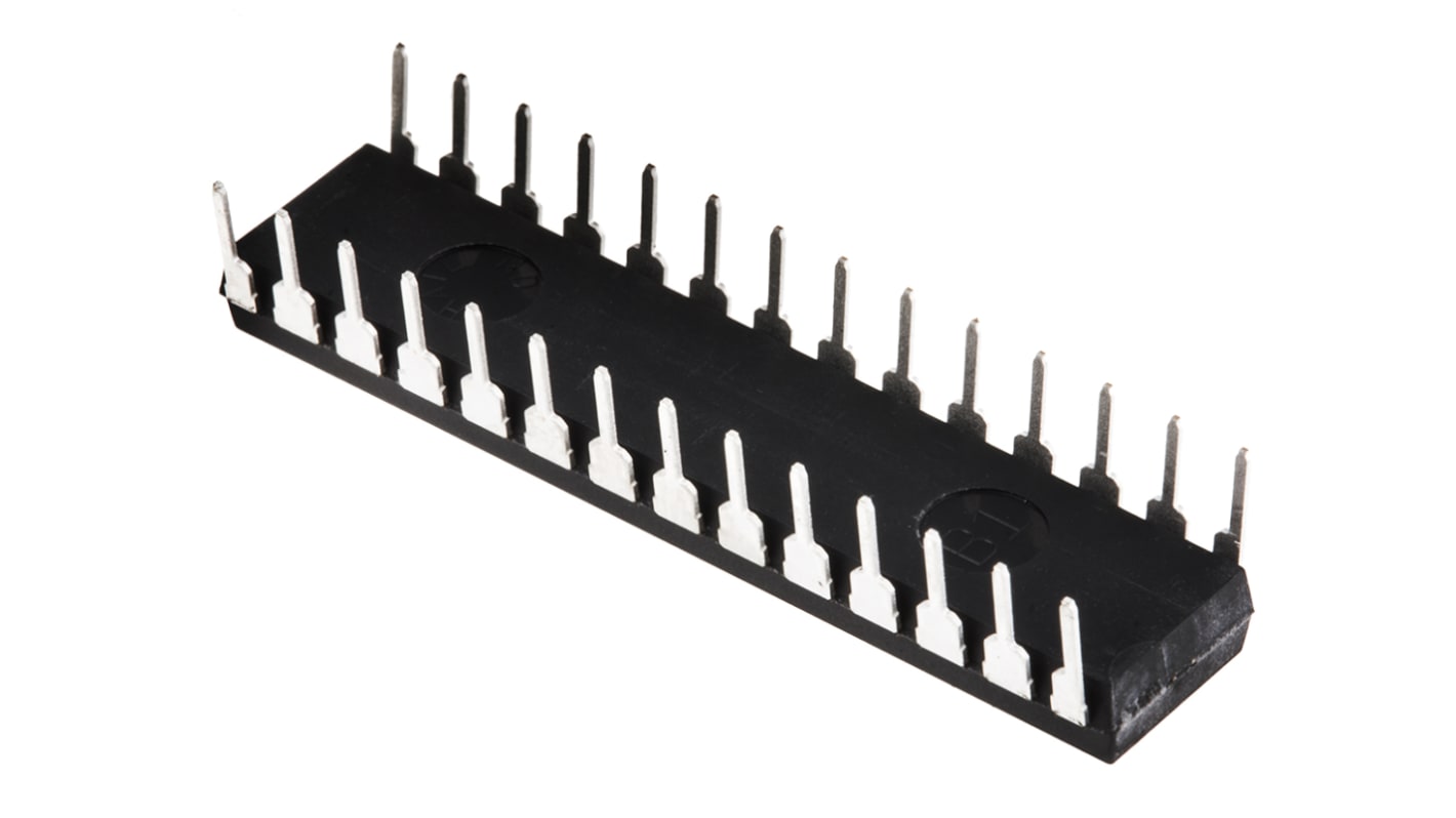 Microchip, 8bit PIC, PIC16F Microcontroller, 20MHz, 64 B, 2K x 14 words Flash, 28-Pin SPDIP