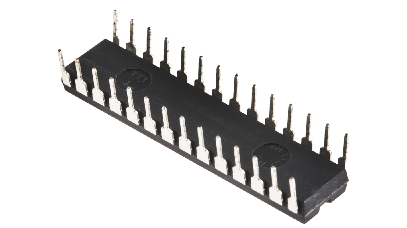 Microcontrolador Microchip PIC16F876-04/SP, núcleo PIC de 8bit, RAM 368 B, 4MHZ, SPDIP de 28 pines
