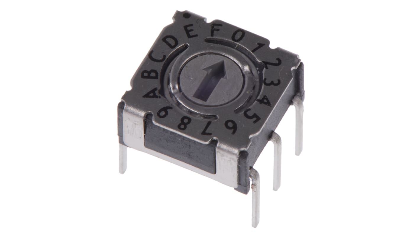 Hartmann 16 Way Through Hole DIP Switch 16P, Rotary Flush Actuator