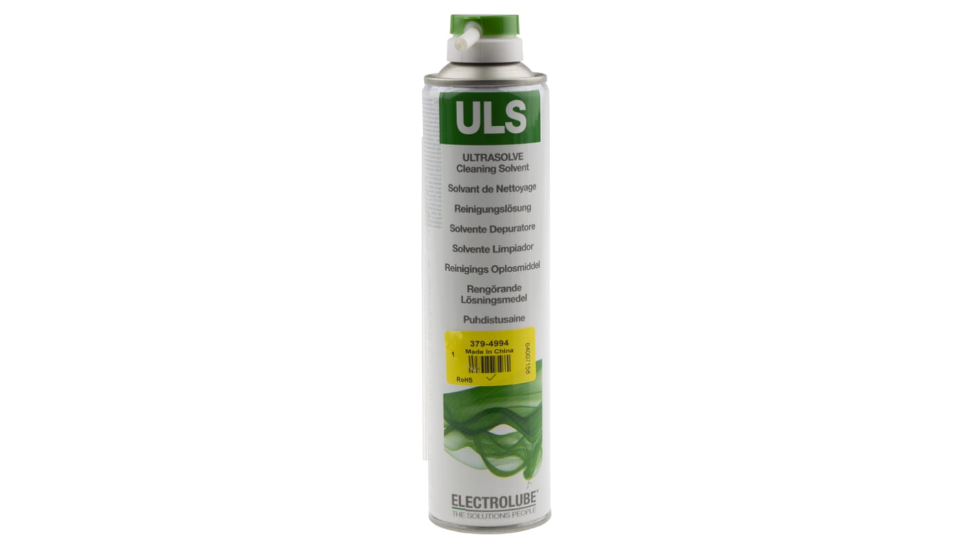 Electrolube Ultrasolve Cleaning Solvent Electrical Cleaner 400 ml Aerosol