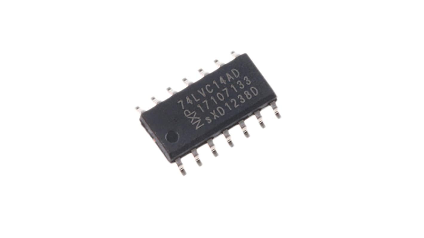 Nexperia LVC逻辑反相器, 6元件, 低电平24mA, 高电平-24mA, 14p, SOIC, 贴片安装
