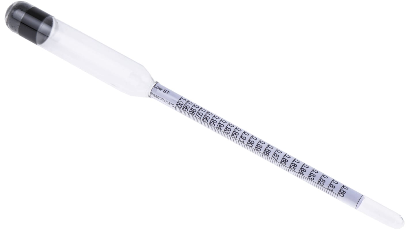 Brannan Hydrometer, 0.8°SG min 1°SG max, 15.6°C