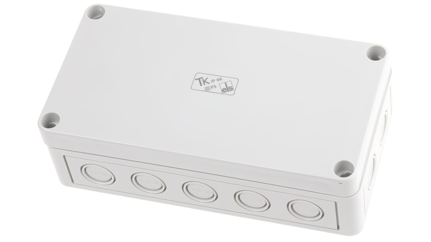 Caja Spelsberg de Poliestireno Gris, 180 x 94 x 57mm, IP66