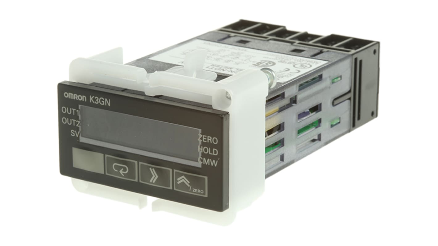 Omron LCD Digital Panel Multi-Function Meter for Current, Voltage, 22mm x 44.8mm