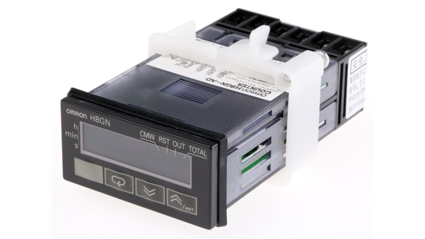Omron H8GN Digital Counter, 4 Digit, 5kHz, 24 V dc