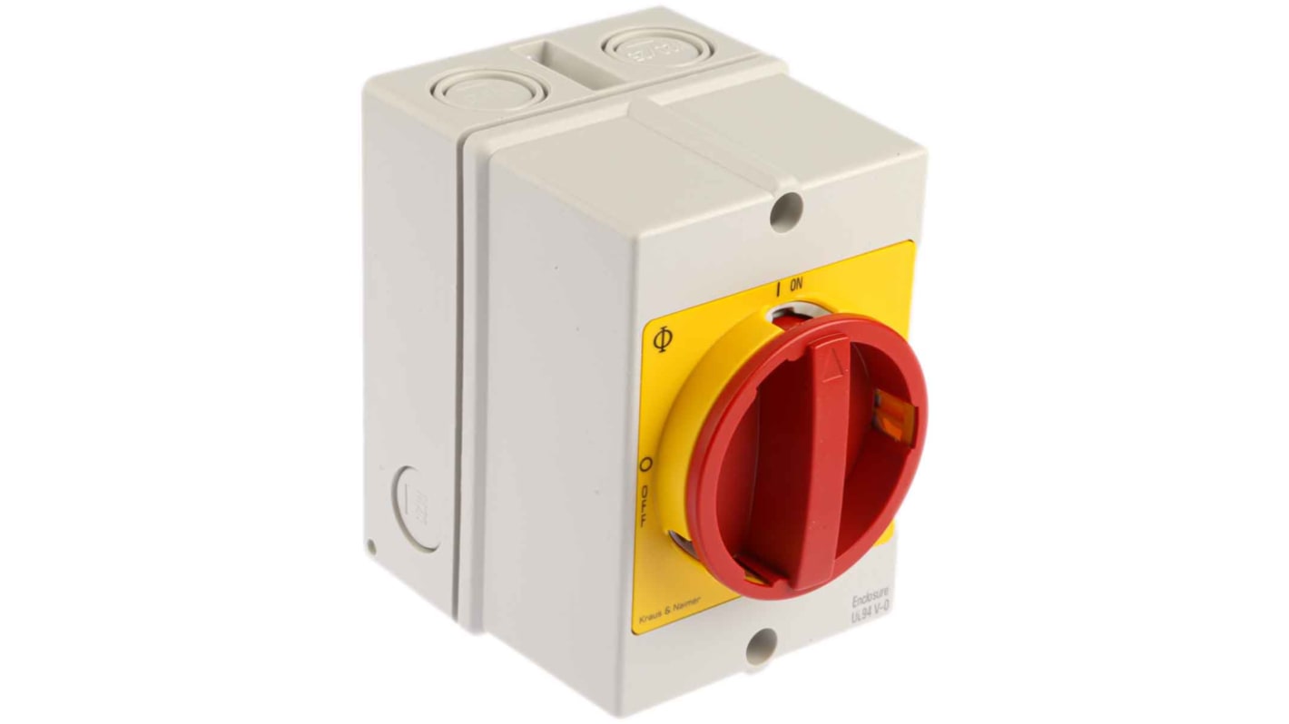 Izolační spínač 3P 20A 5,5kW IP66, IP67