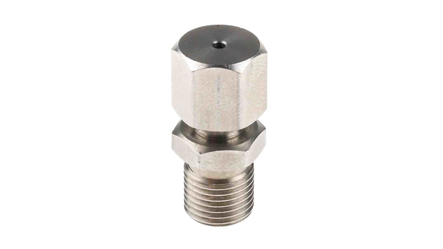 RS PRO, 1/8 BSPP Compression Fitting for Use with Thermocouple or PRT Probe, 1.5mm Probe, RoHS Compliant Standard