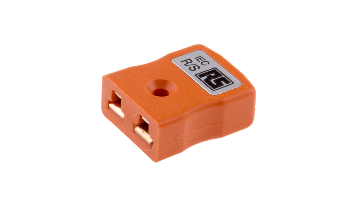 RS PRO, Miniature Thermocouple Connector for Use with Type R/S Thermocouple, 4mm Probe, IEC, RoHS Compliant Standard