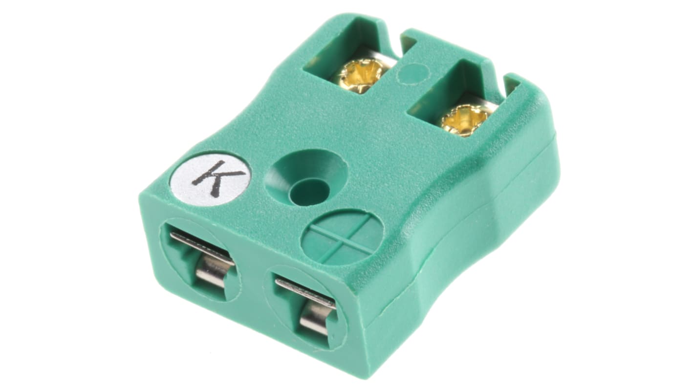 RS PRO, Miniature Miniature PCB Socket Connector for Use with Type K Thermocouple, 4mm Probe, IEC, RoHS Compliant
