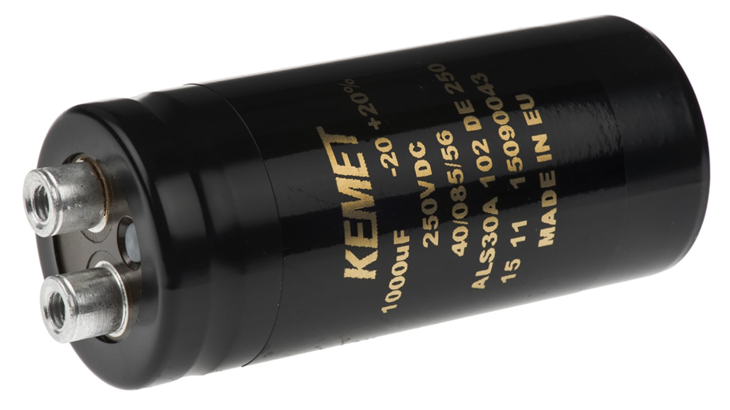 【限定販売】 ALS30A102DE250 | KEMET 1000μF,250V dc コンデンサ, スクリュー 健康アクセサリー