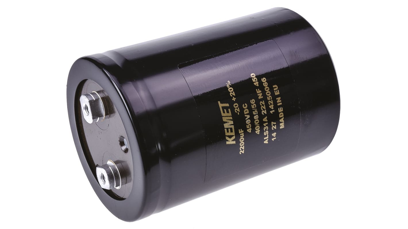 220uF 450V 220MFD 450ボルト アルミ電解コンデンサ 18x50mm
