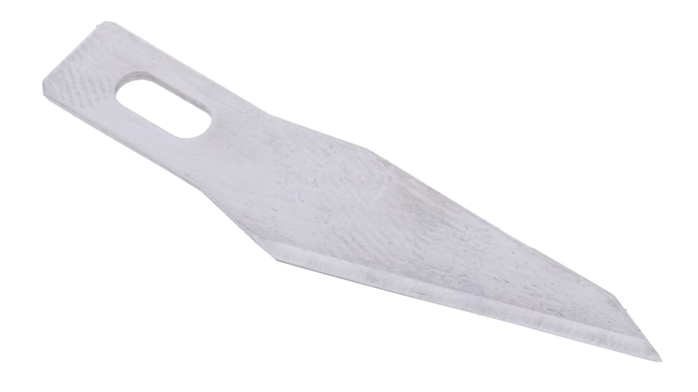 RS PRO Steel Fine Point Diagonal Scalpel Blade 8.5mm, 100 per Package