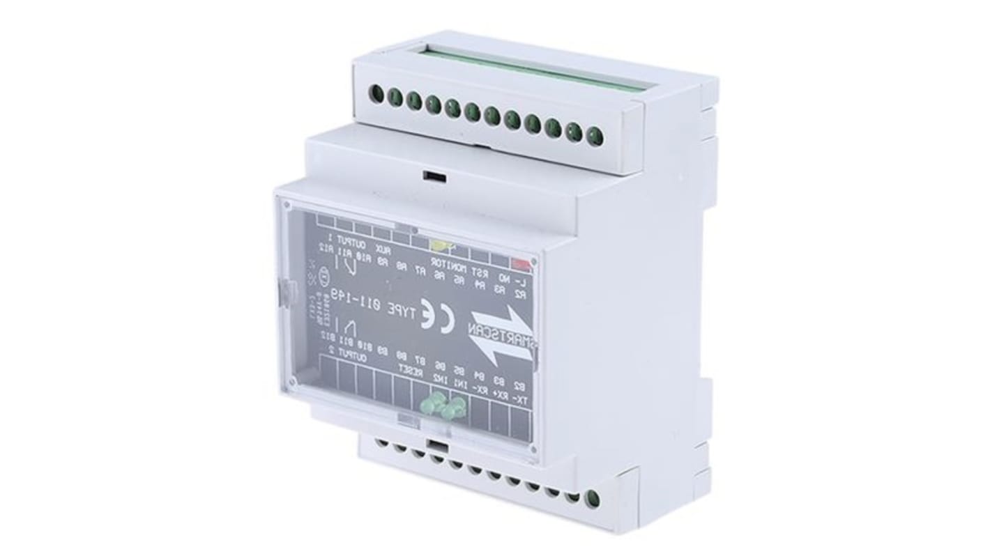 Smartscan MFU Light Beam/Curtain Safety Relay, 24V dc, Dual-Channel, 2 Safety Contacts