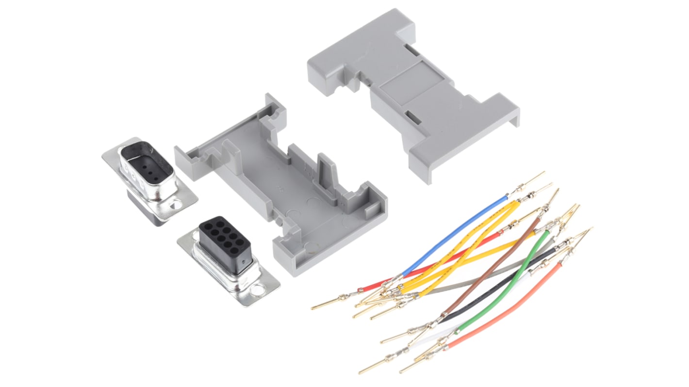 RS PRO D Sub Adapter Male 9 Way D-Sub to Male 9 Way D-Sub