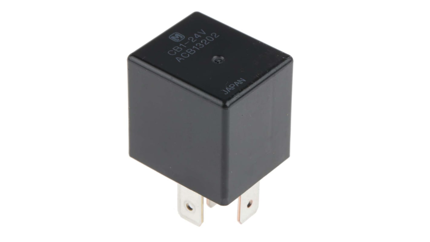 Panasonic Plug In Automotive Relay, 24V dc Coil Voltage, 20A Switching Current, SPDT