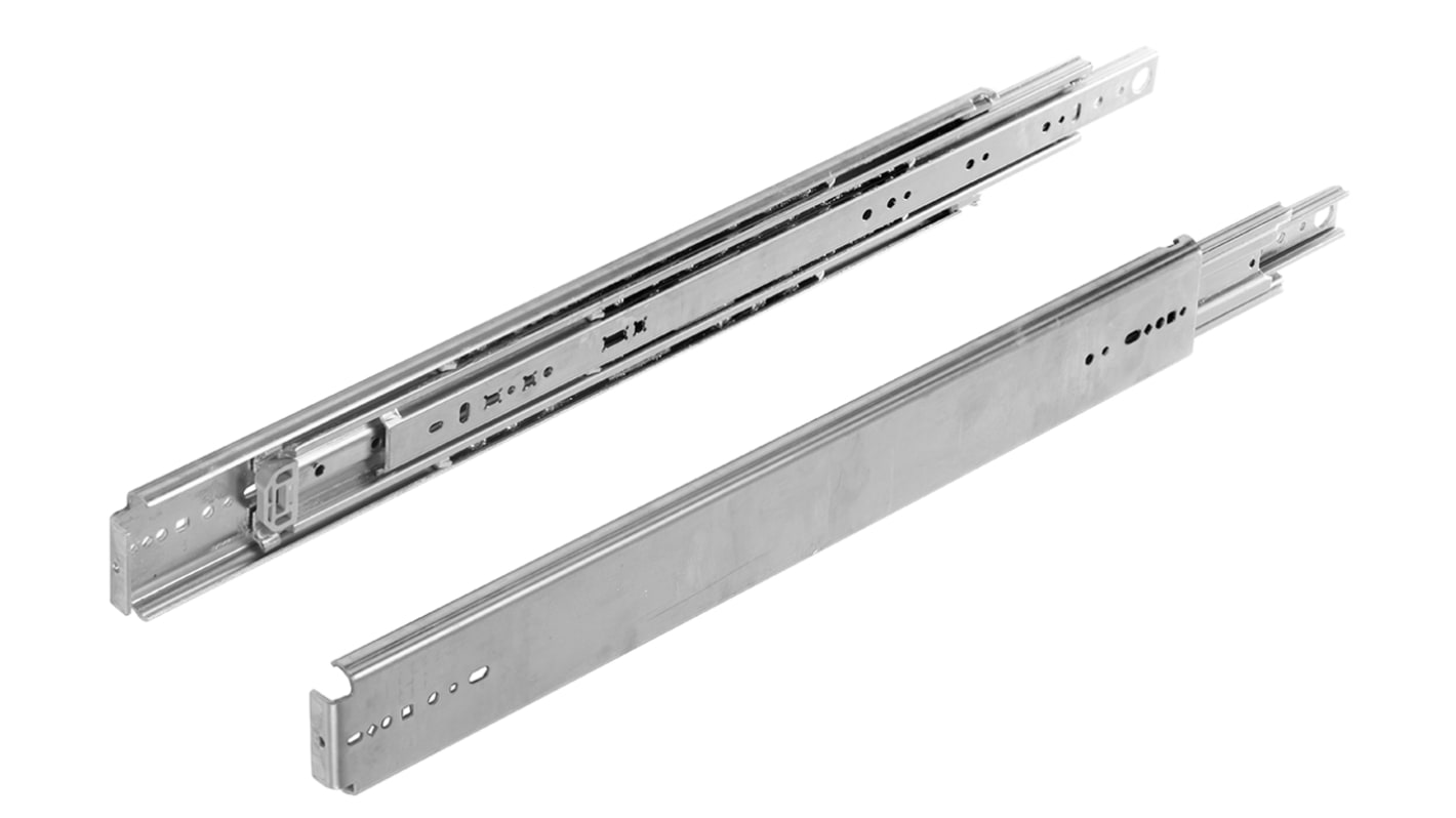 Accuride Steel Drawer Slide, 609.6mm Closed Length, 227kg Load