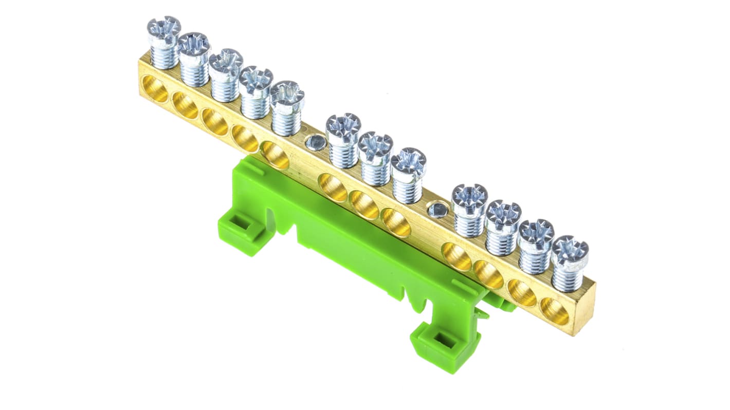 Entrelec, DBTI Earth Bar for use with  for use with Terminal Blocks