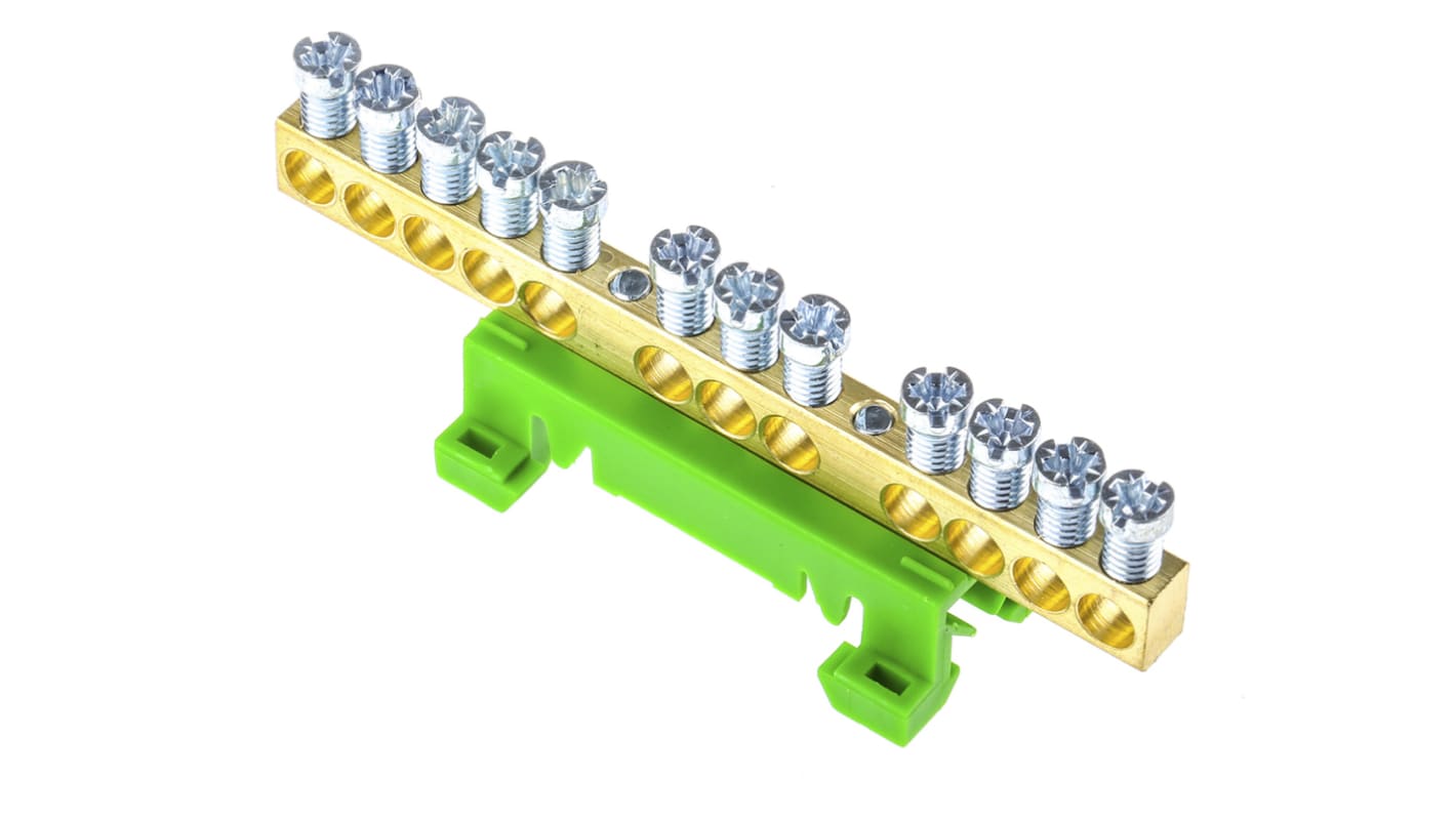 Entrelec, DBTI Earth Bar for use with Terminal Blocks